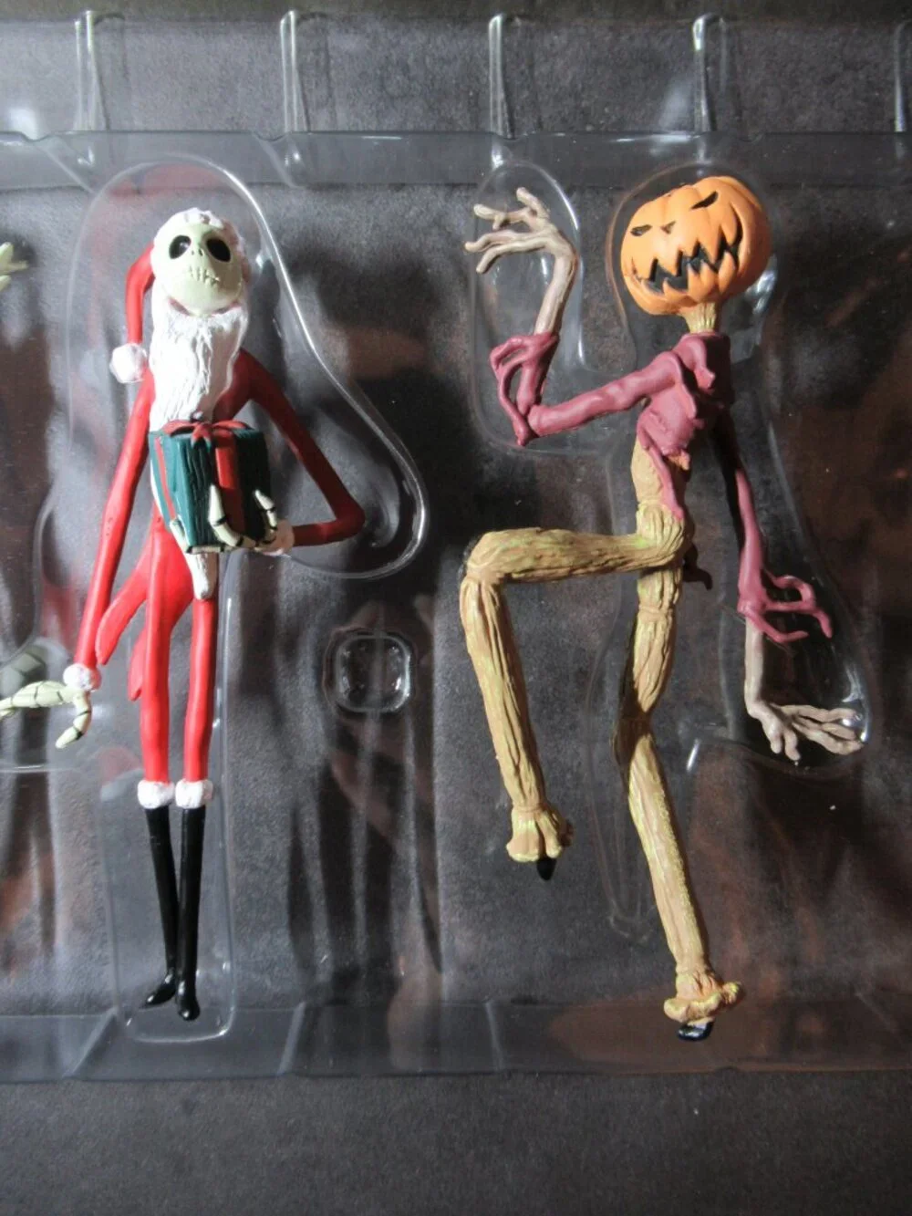 NIB VTG NIGHTMARE BEFORE CHRISTMAS Jack 4 Figurine Set JUN Planning N-162 (B)